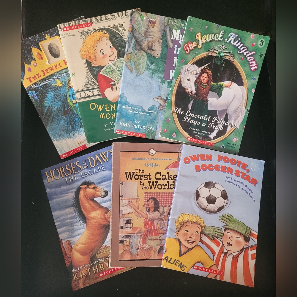 Children's Chapter Book Collection Set Of 7